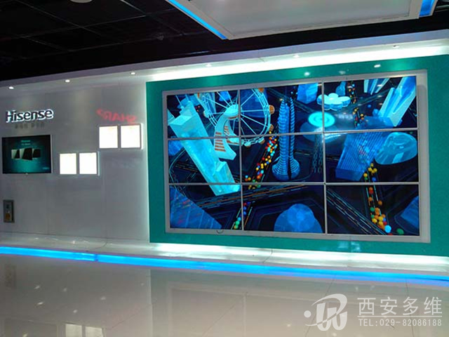 家电类展台展厅 海信电视展台 冰箱洗衣机展台